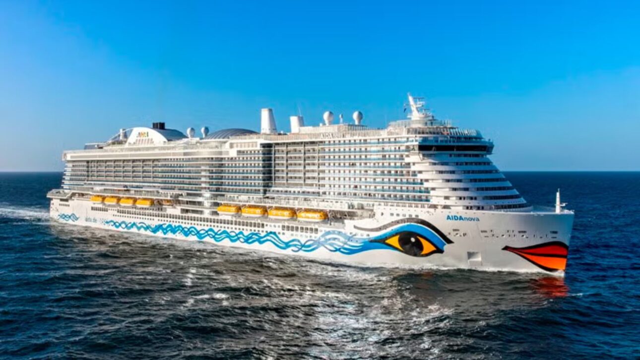 Discover the AIDAnova, a giant ship of 337 meters powered by LNG with 20 decks, 15 pools, and AIDA Cruises' floating city structure. (Image: Disclosure)