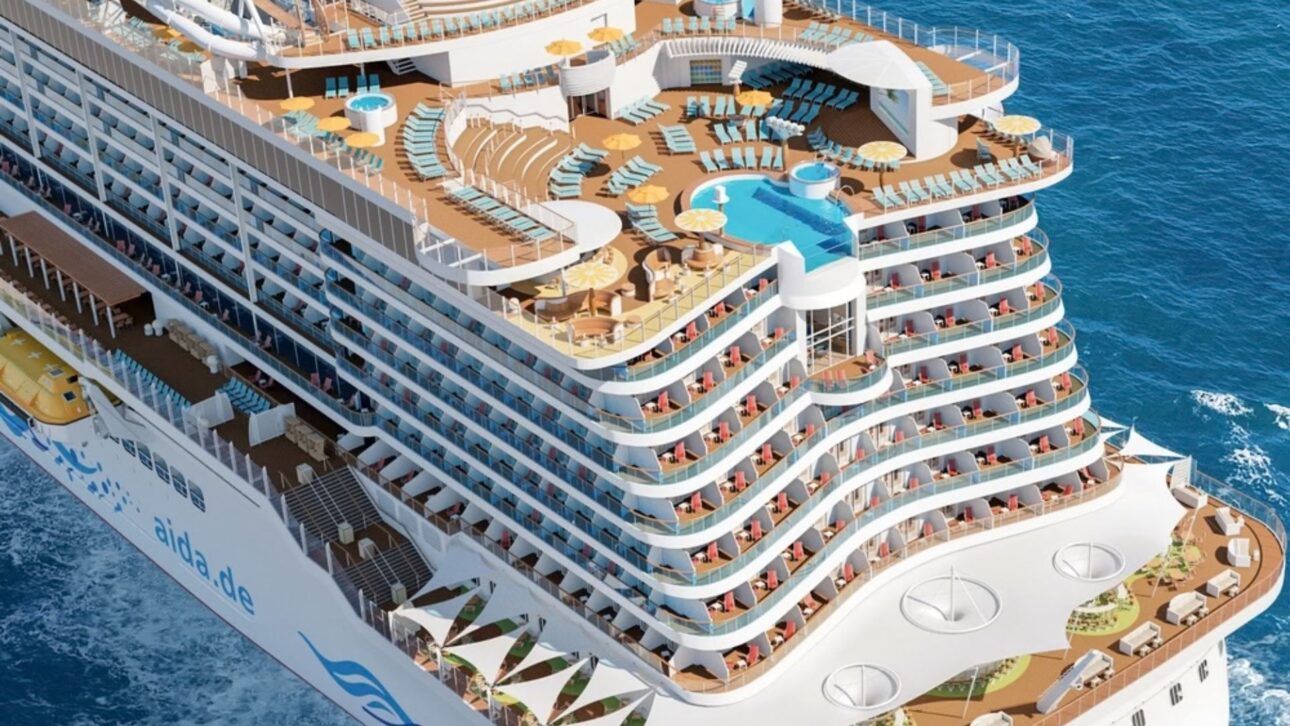 Discover the AIDAnova, a giant ship of 337 meters powered by LNG with 20 decks, 15 pools, and AIDA Cruises' floating city structure. (Image: Disclosure)