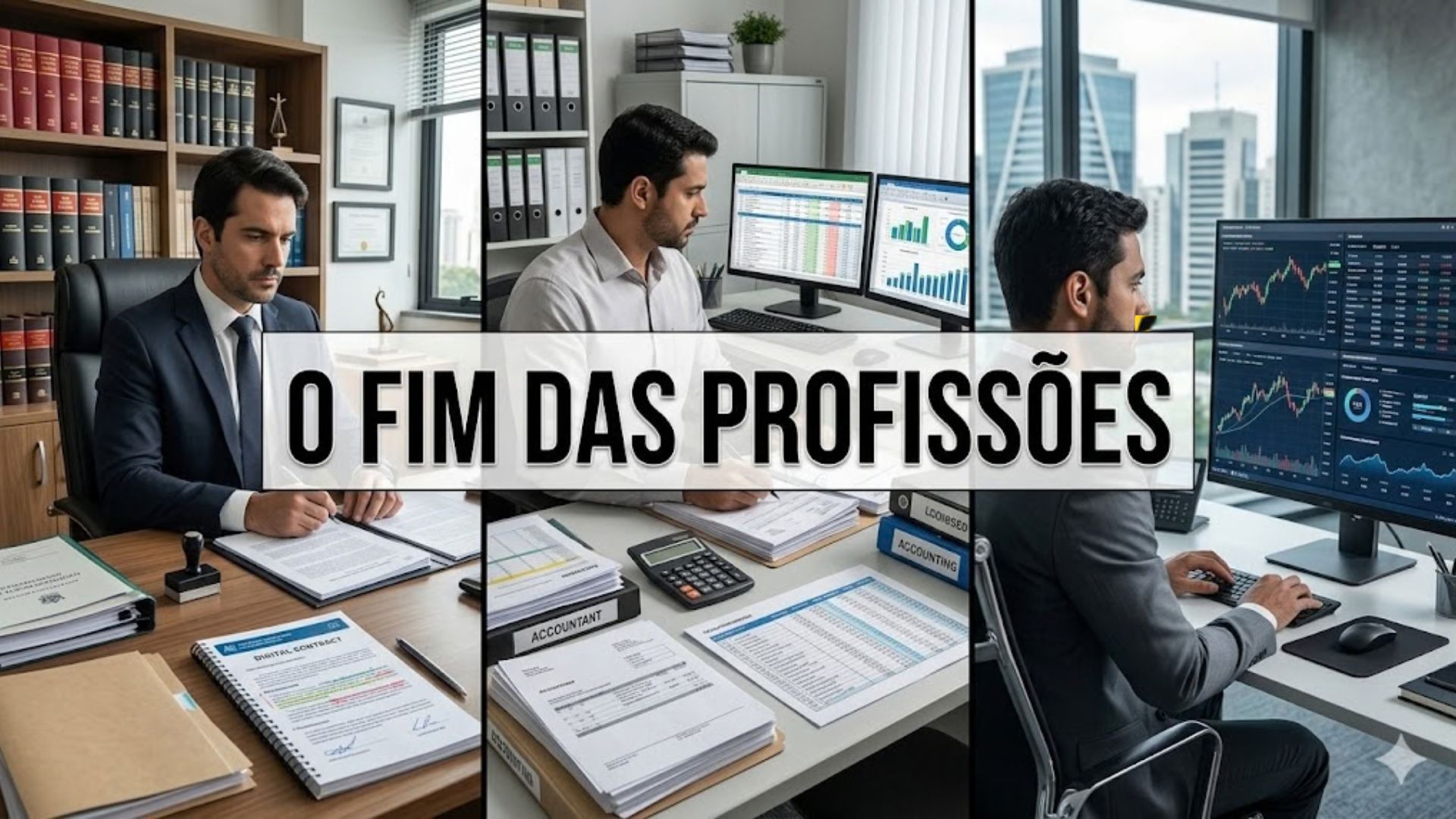 Especialistas alertam que IA já substitui tarefas de advogados, contadores e analistas e acelera cortes de empregos em empresas de tecnologia.