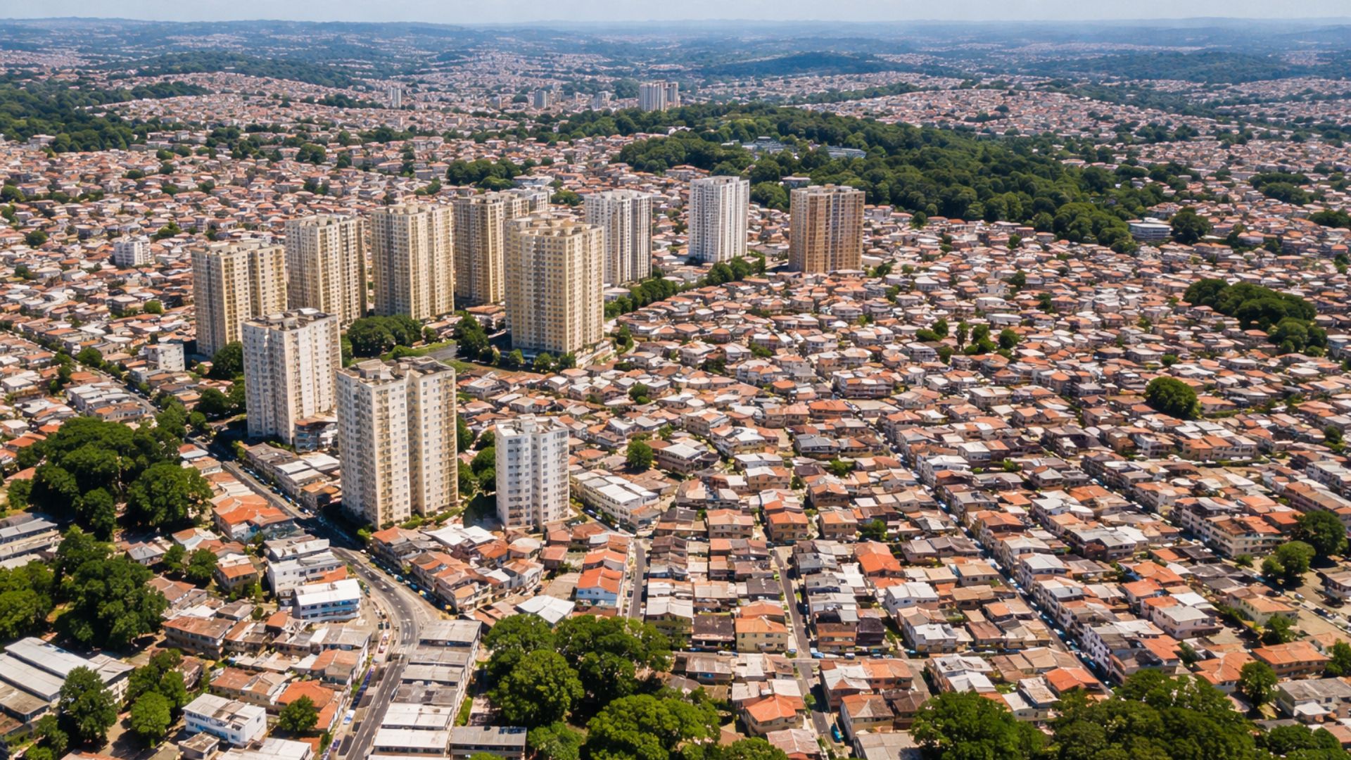 Taboão da Serra lidera ranking de densidade demográfica no Brasil, com mais de 273 mil moradores em apenas 20 km² e urbanização total, segundo o IBGE.