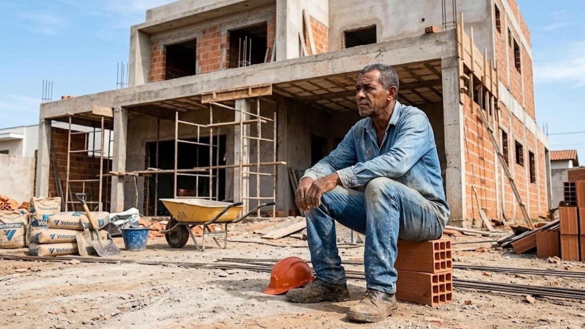 Escassez de pedreiros cresce no Brasil e preocupa setor da construção civil; jovens evitam obras e profissionais envelhecem, elevando custos.