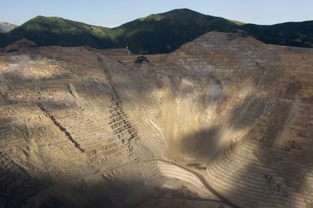 The largest excavation in human history was created at the Bingham Canyon Mine, where over a century of mining removed billions of tons of rock to extract copper essential for modern technology.