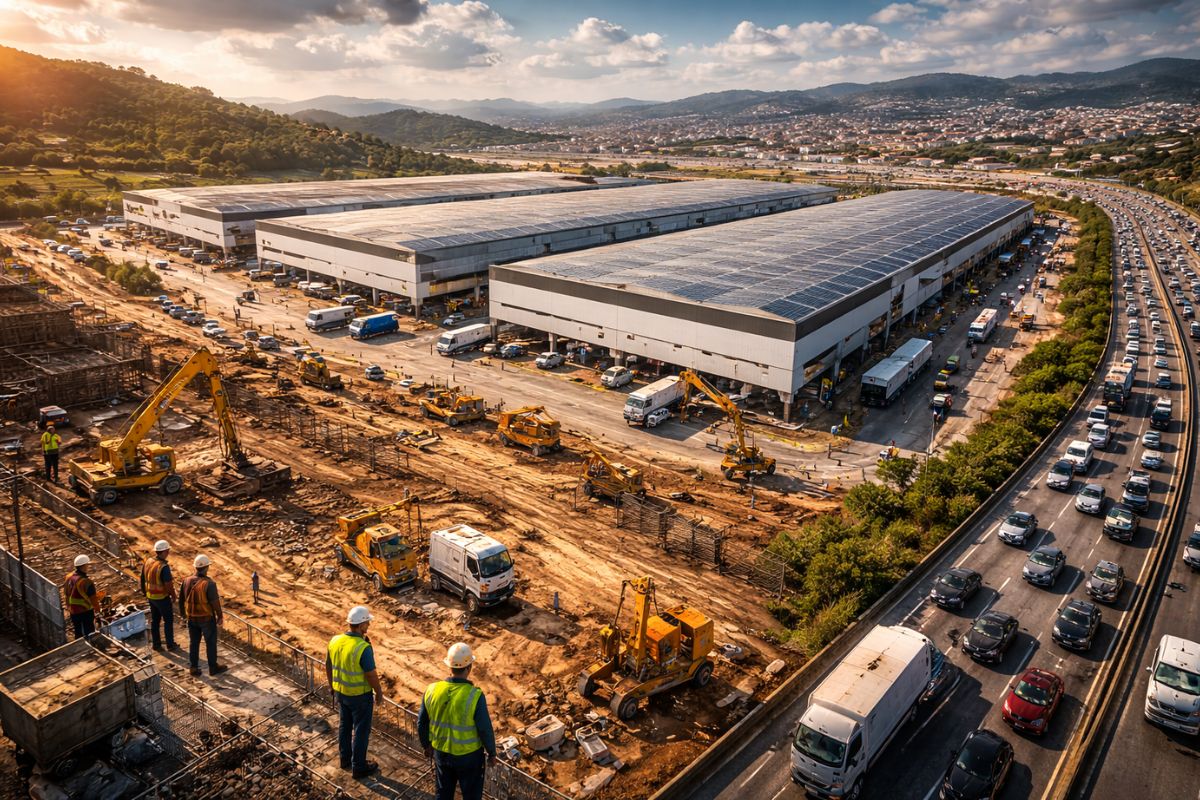 Megaobra de R$ 700 milhões avança em Guarulhos complexo logístico gigantesco equivalente a 30 campos de futebol pode transformar Bonsucesso