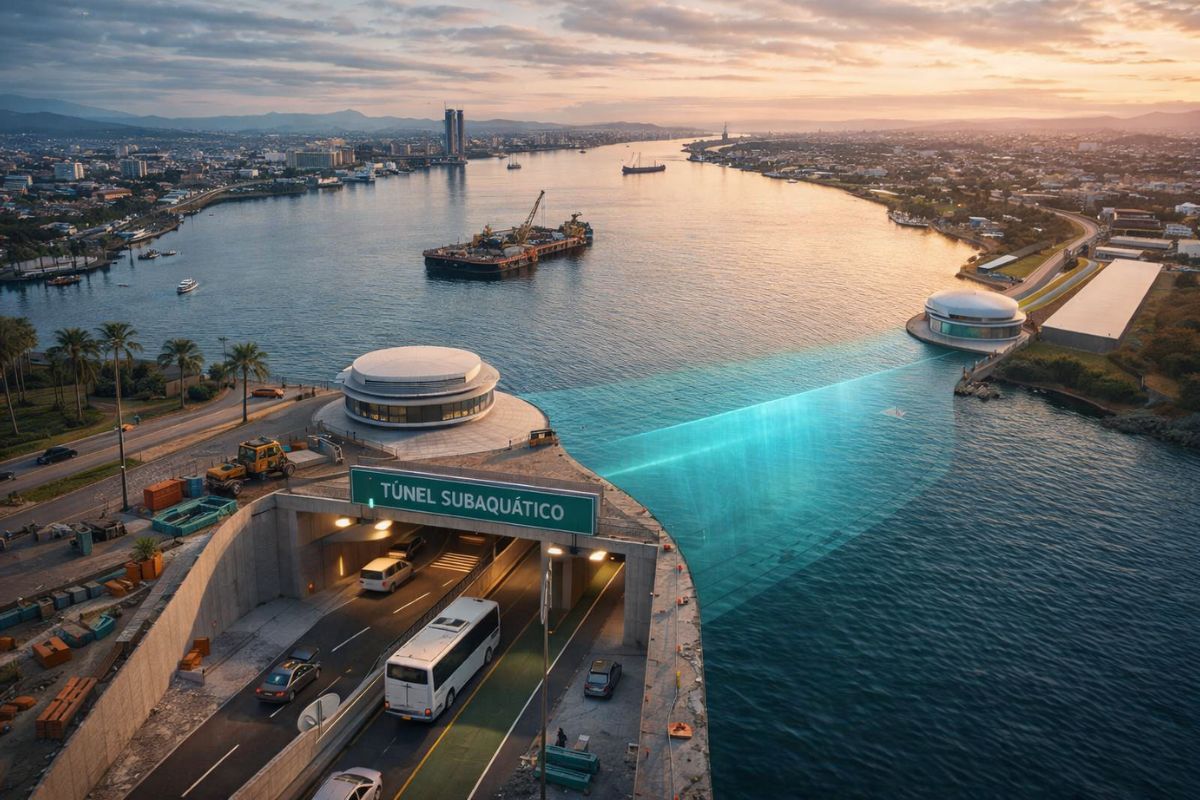 túnel subaquático do Promobis avança com Banco Mundial; Parceria Público-Privada define execução e BRT regional integra Itajaí–Navegantes.