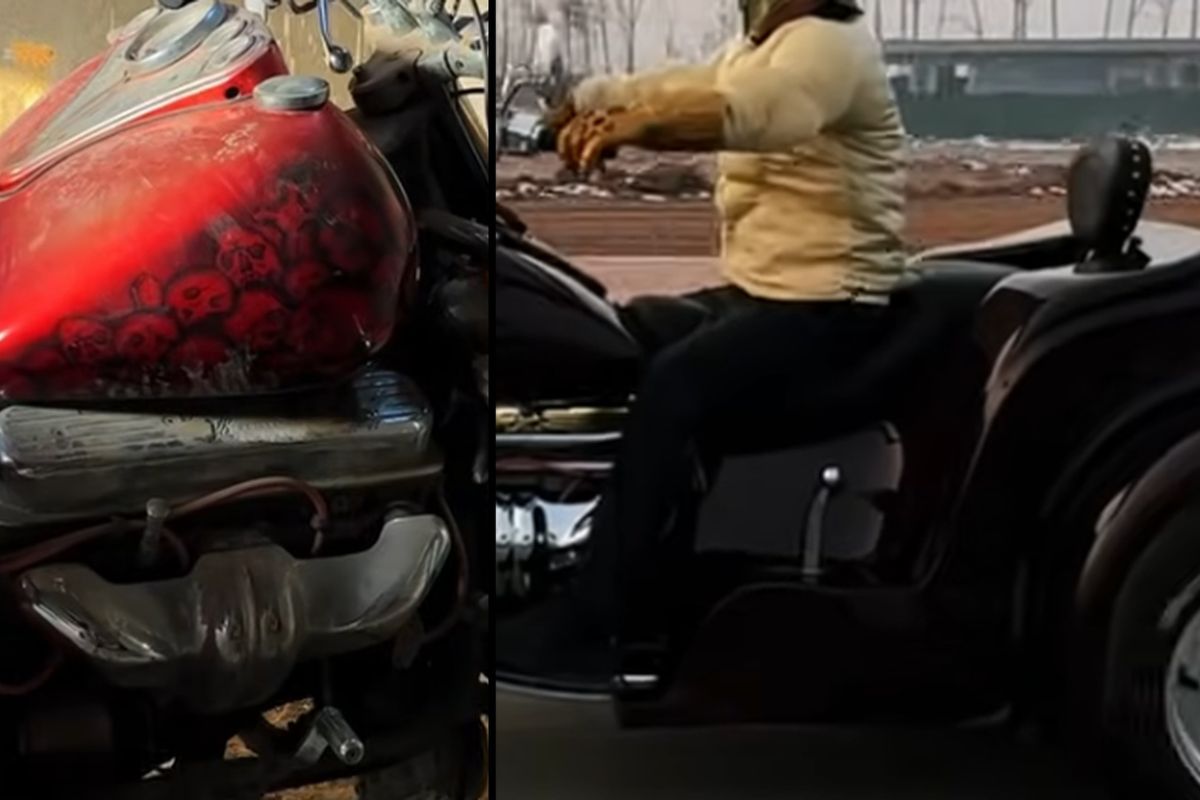 Moto raríssima com motor V8 de 355 cv, abandonada e sem funcionar, é desmontada peça por peça durante 2 anos e meio e renasce totalmente restaurada como peça única (1)