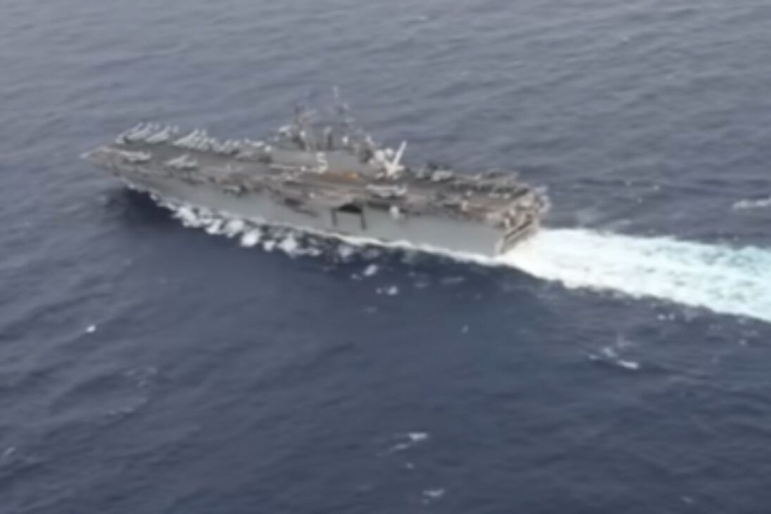 Giant Ship USS Bataan Brings Flight Deck, Marines, and Aircraft Carrier Logic to Respond Quickly in Sea Missions.