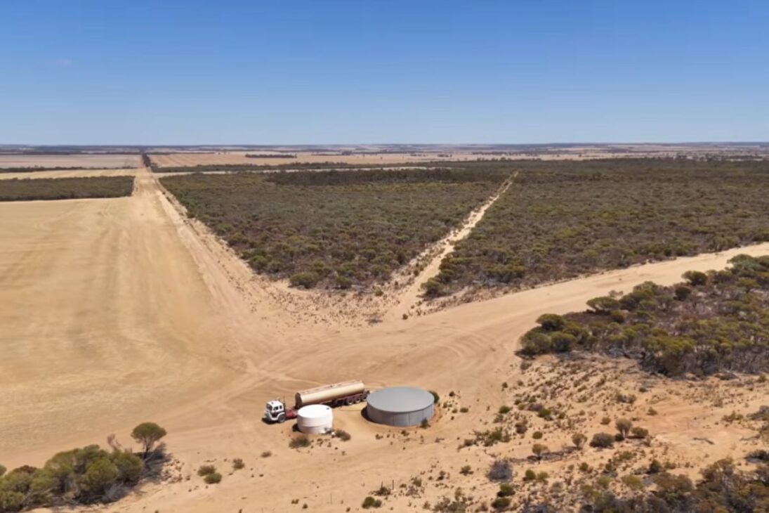 10 Thousand Hectare Farm in Australia Relies on Water, Rain, and Solar Energy to Capture, Pump, and Transport Resources That Keep Reservoirs, Sheep, and Plantations Active in the Dry Interior.