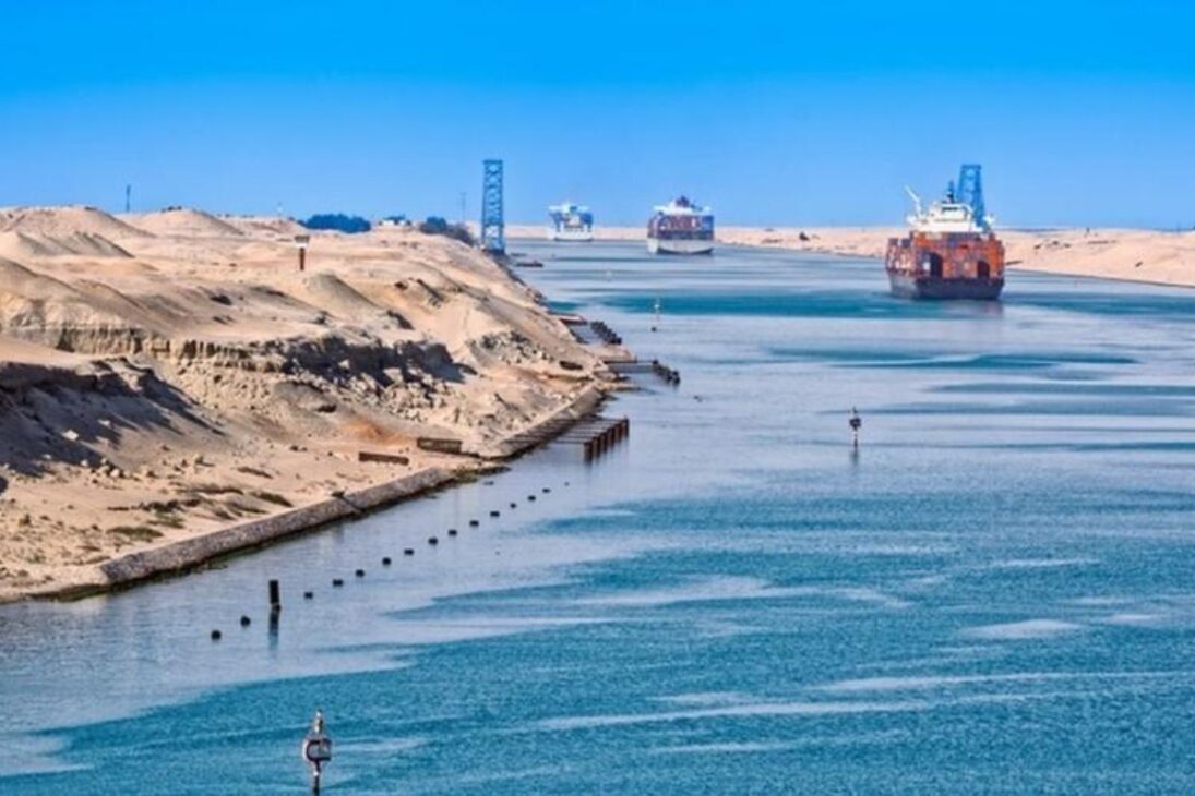 gigantic artificial wound in Egypt, the Suez Canal connects the Mediterranean Sea to the Red Sea, shortens routes between Europe and Asia and sustains a critical part of world trade.