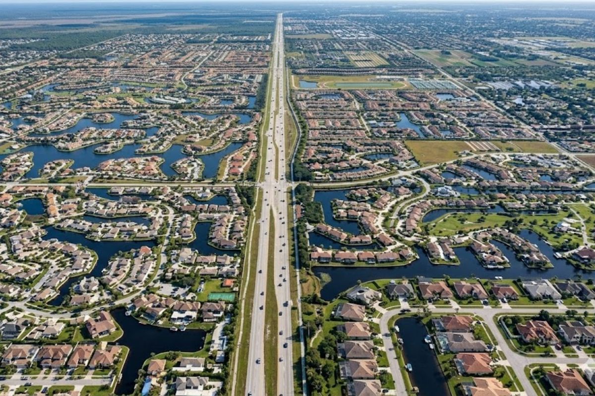 Flórida afunda lentamente sobre calcário, forma dolinas, mantém milhares de lagos e convive com um lençol freático alto que altera solo, bairros e ecossistemas.