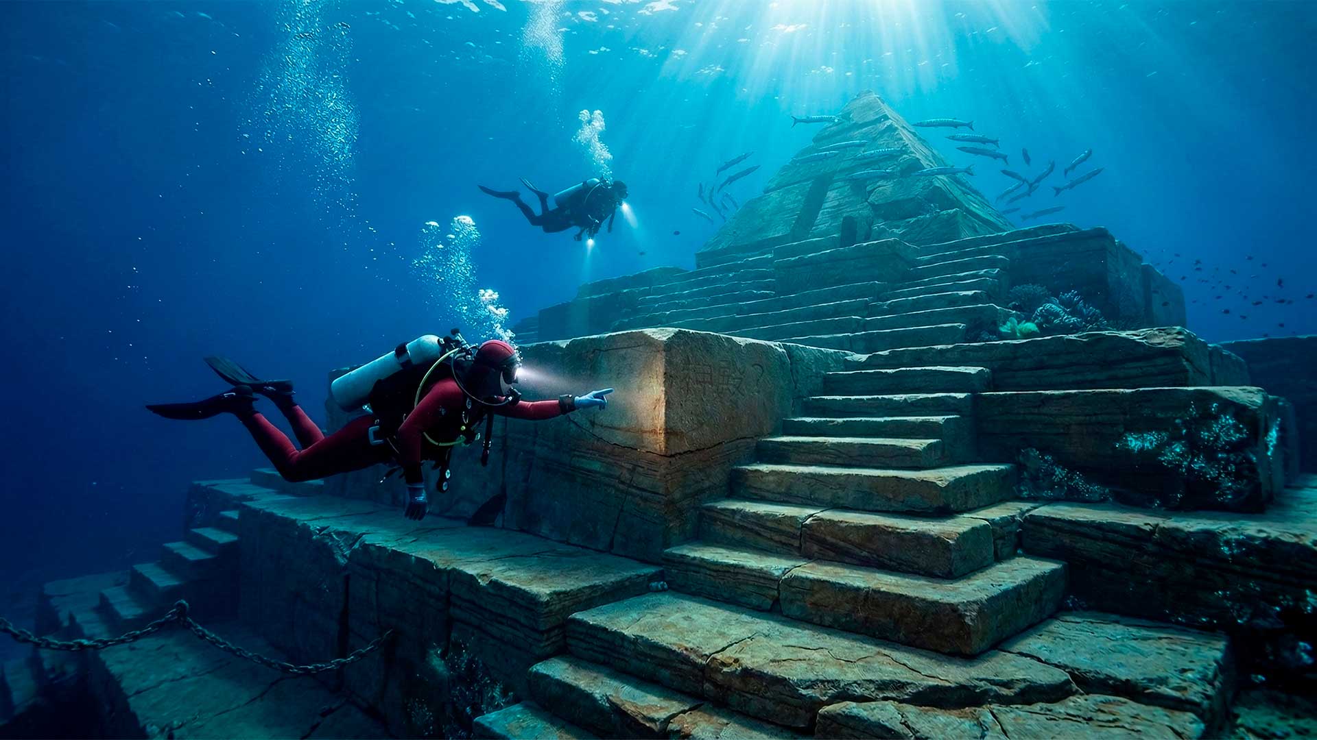 Pouca gente sabe, mas no Japão existe uma estrutura submersa com degraus gigantes a 25 metros de profundidade que parece ruína antiga mas ainda desafia a ciência e alimenta a lenda da Atlântida japonesa