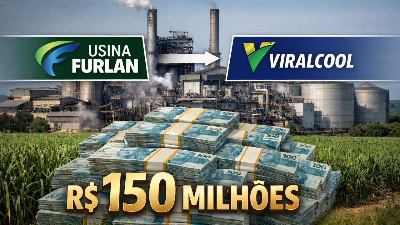 Viralcool assume exploração de unidade da Usina Furlan por R$ 150 milhões em operação de DIP Financing dentro da recuperação judicial.