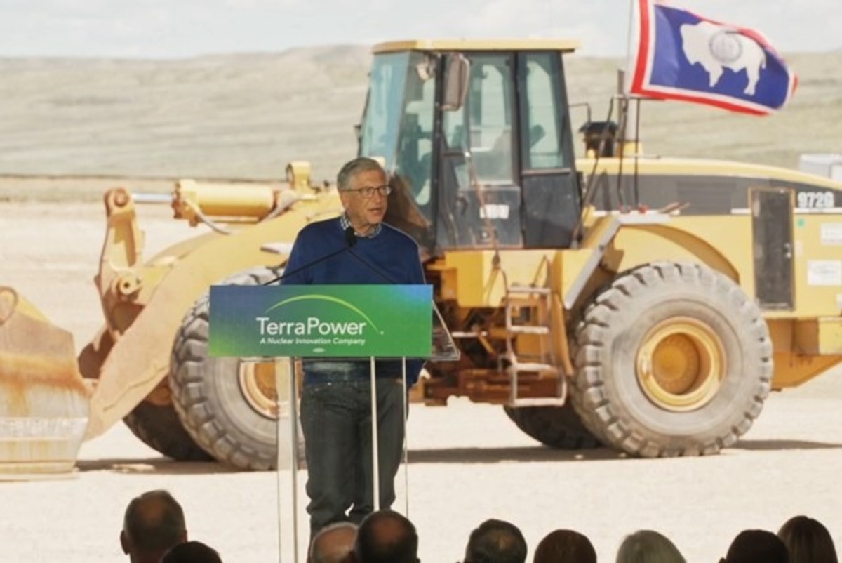 As obras de construção não relacionadas à usina começaram na unidade de Wyoming em junho de 2024. Imagem: TerraPower
