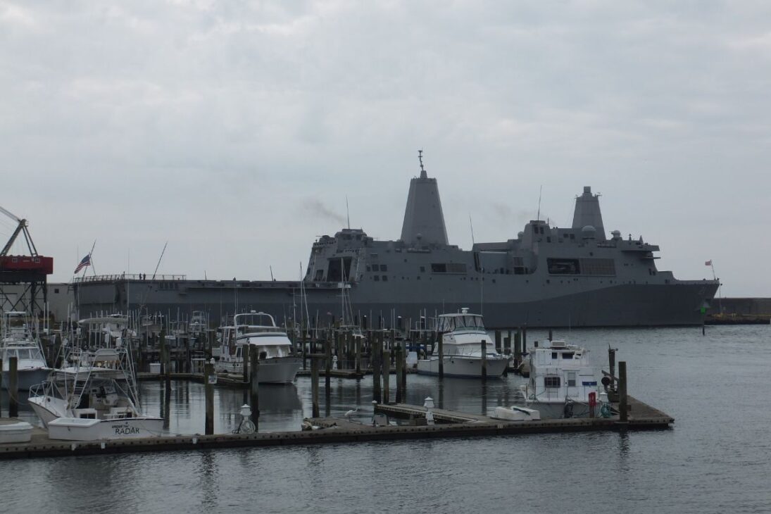 USS New York of the San Antonio class is a floating museum with steel from the World Trade Center and a symbol of September 11.
