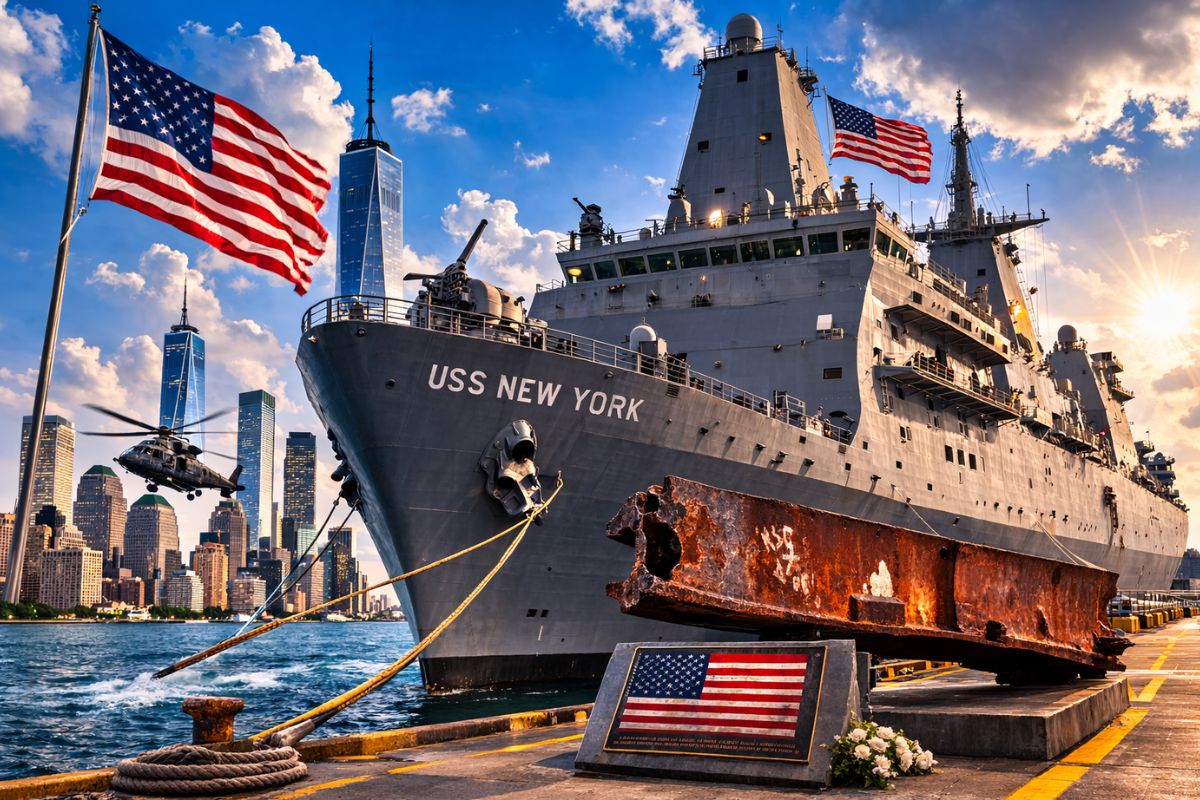 Youtuber entrou no USS New York e descobriu por que o gigante da Marinha dos EUA virou símbolo do 11 de Setembro, museu flutuante e uma das armas mais impressionantes (3)