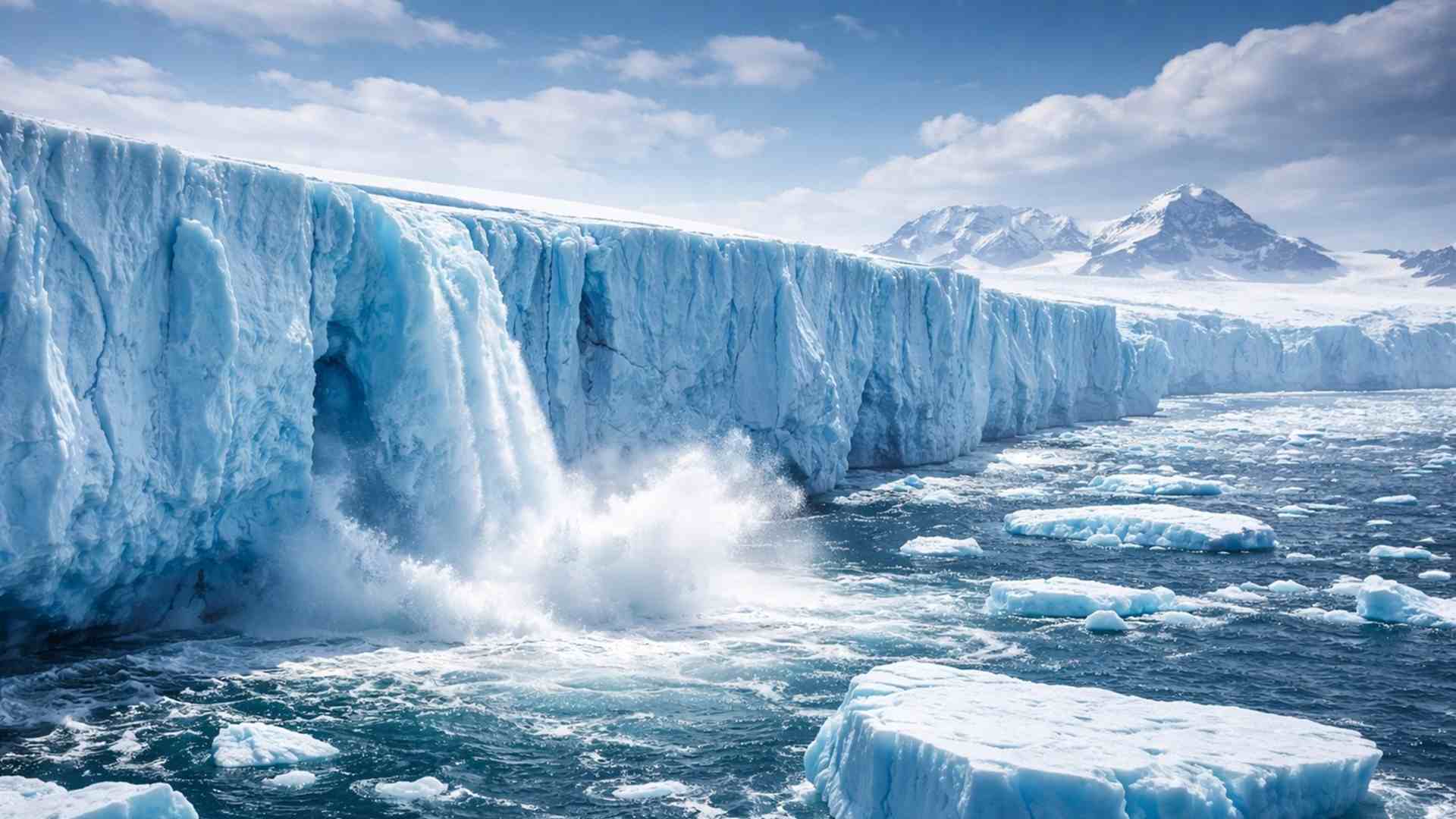 Estudo com imagens de satélite mostra que a Antártida perdeu gelo equivalente a dez vezes a área de Los Angeles em 30 anos.