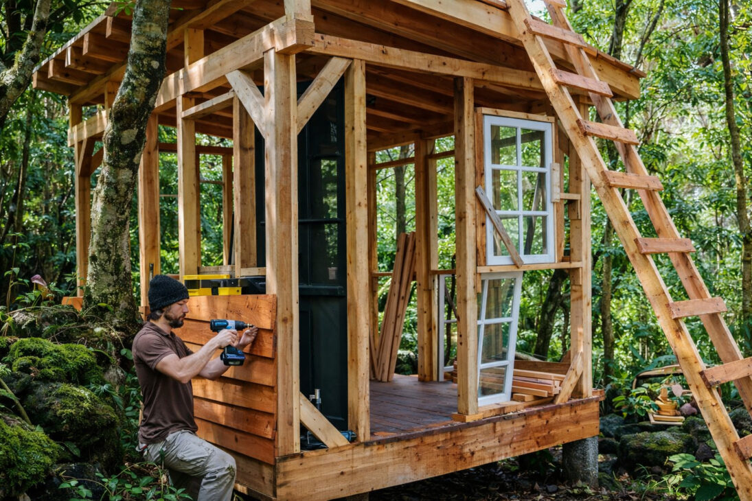 wild gnomos wooden house