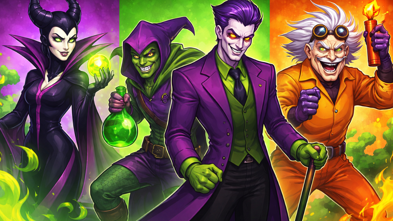 Descubra o motivo por trás das cores dos vilões e como o cinema usa psicologia das cores para diferenciar heróis e antagonistas.