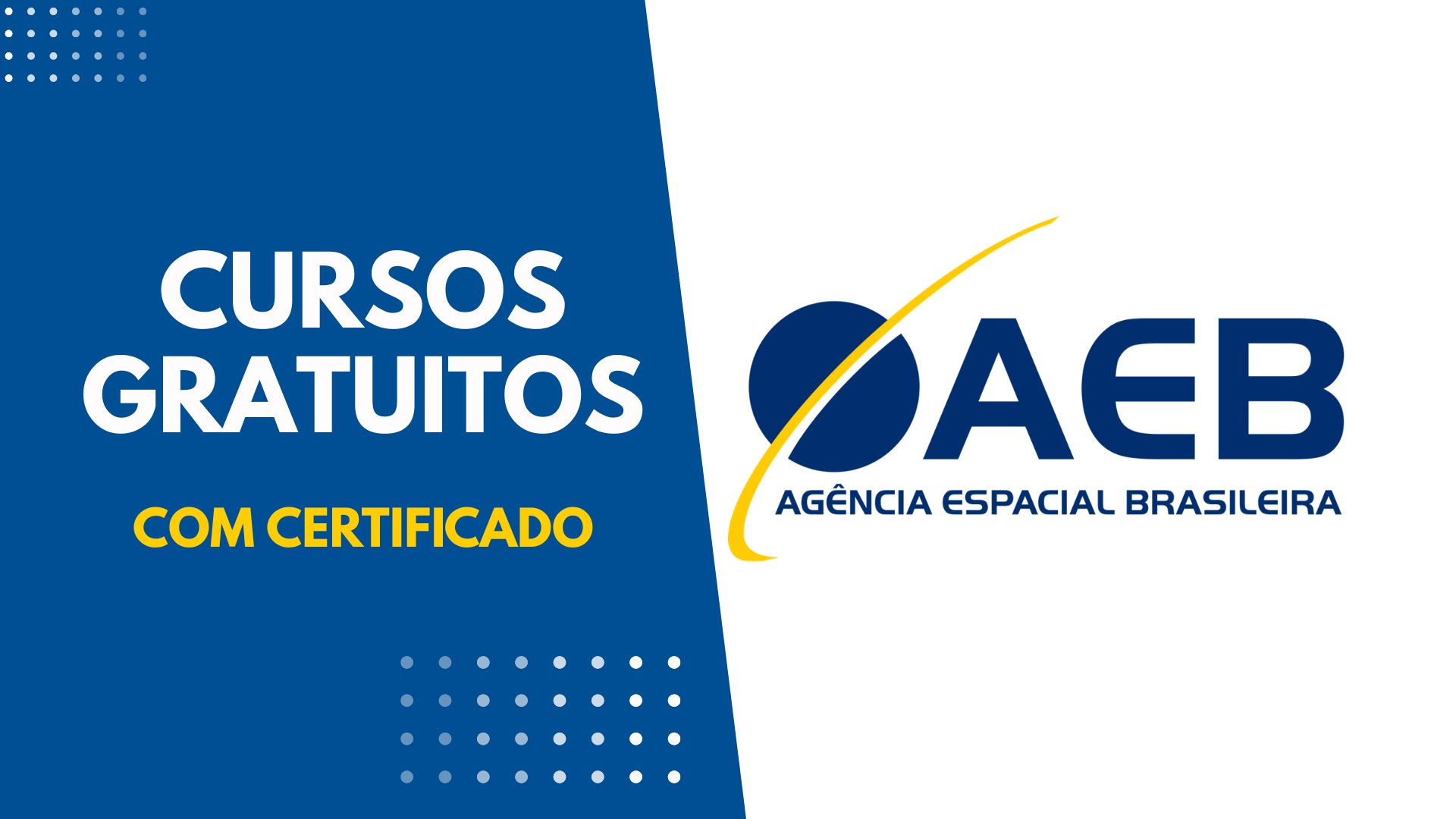 A Agência Espacial Brasileira disponibiliza 32 cursos gratuitos online sobre satélites, foguetes, programação e ciência espacial. Veja como participar.