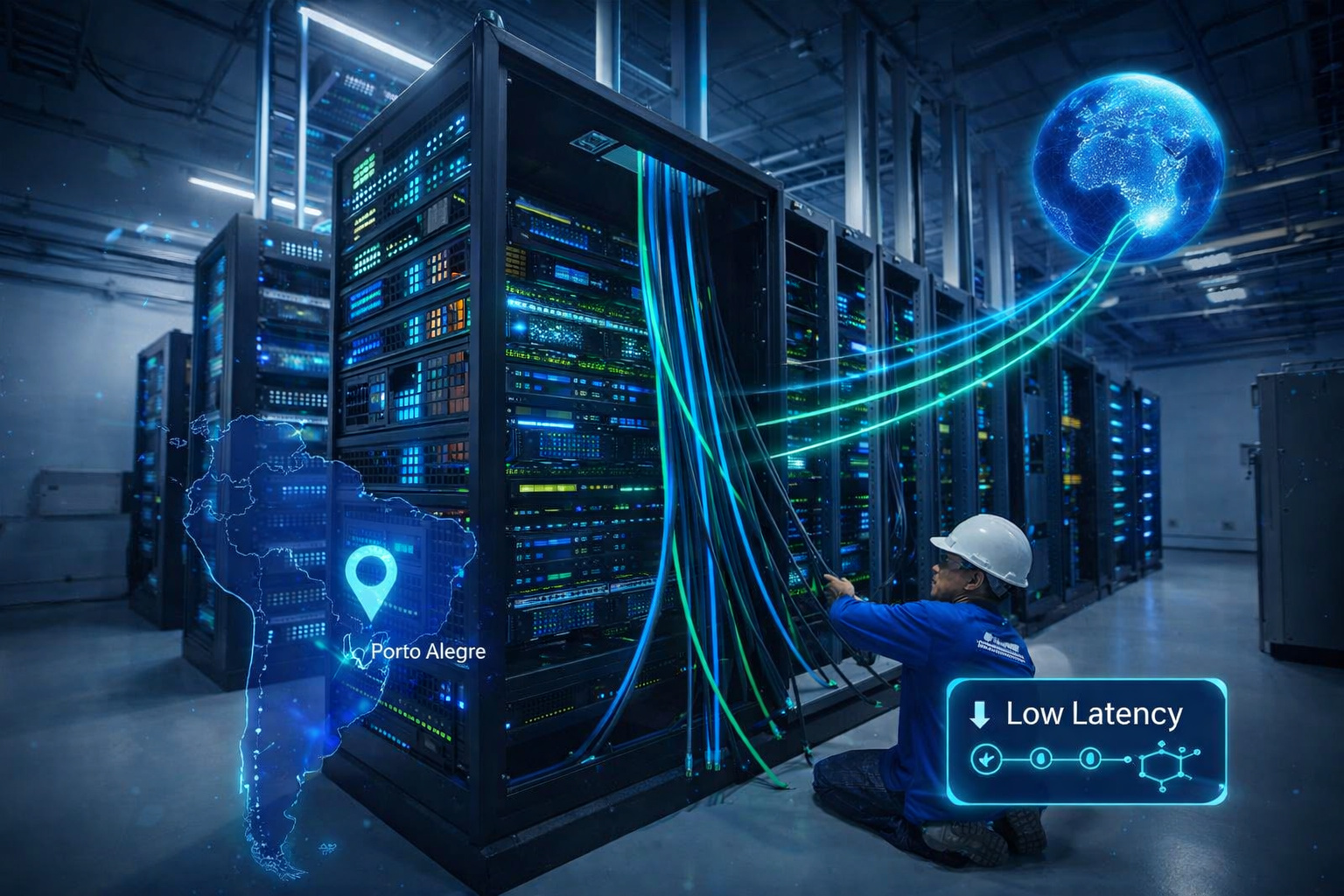 Cabo submarino pode conectar Porto Alegre à malha internacional