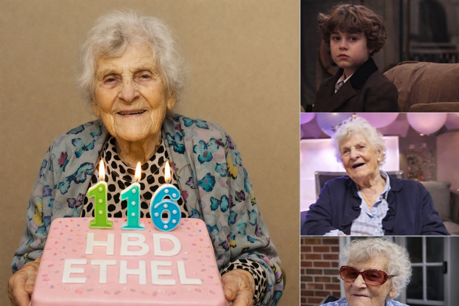 Aos 116 anos, britânica que dirigiu até os 97, sobreviveu à COVID-19 aos 110 e recebeu visita do Rei Carlos III tem idade validada pelo Guinness World Records, torna-se a pessoa mais velha do mundo viva e a última sobrevivente nascida na primeira década do século XX em Surrey, Inglaterra