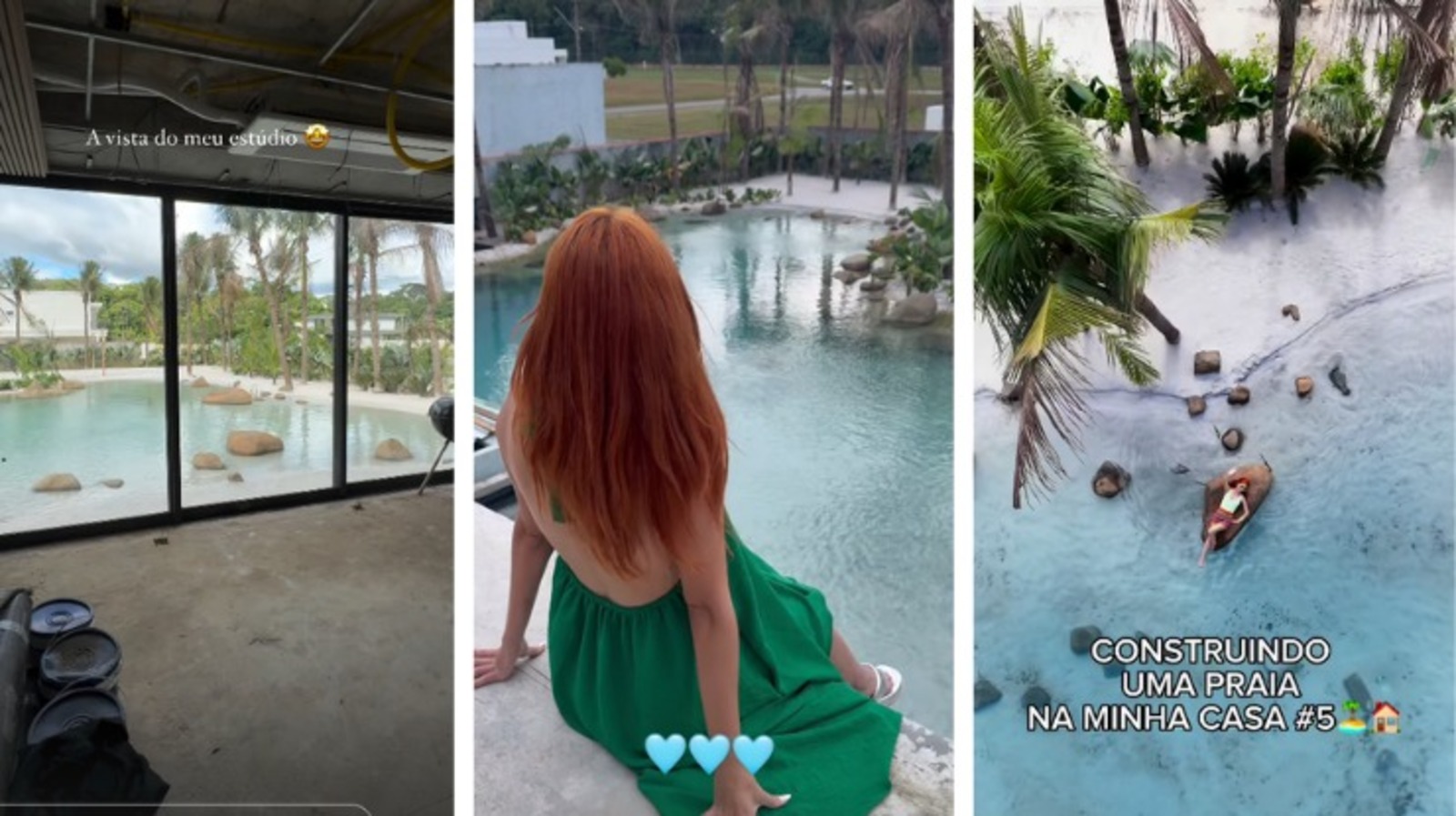 Mansão, Praia artificial