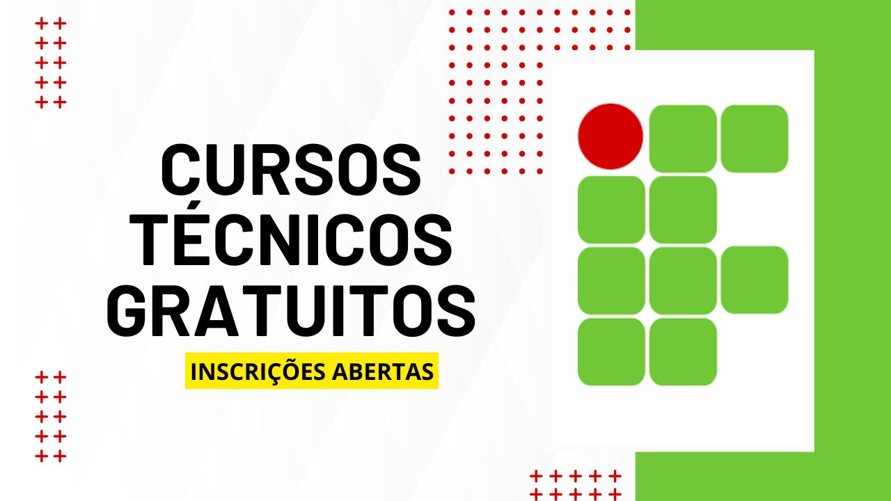 O Instituto Federal divulga vagas para cursos técnicos gratuitos em diferentes campi do IFSULDEMINAS. As inscrições são gratuitas e a seleção ocorrerá por sorteio eletrônico.