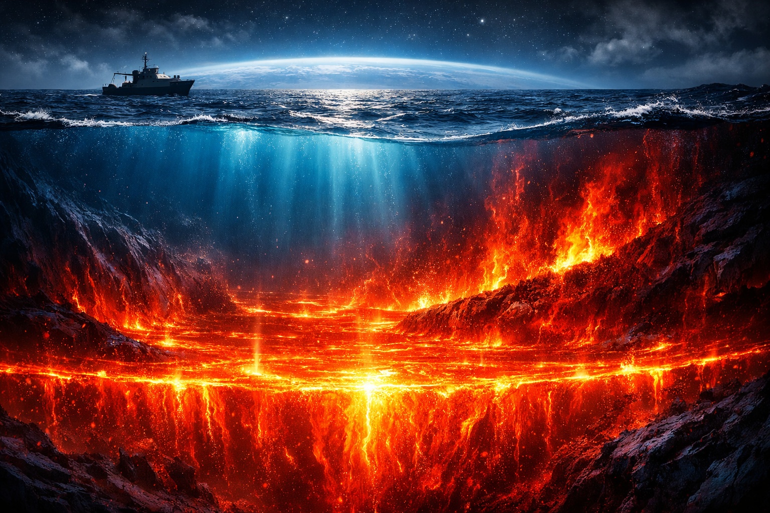 Cientistas emitem alerta após detectarem calor acumulado abaixo de 2.000 metros, com oceanos absorvendo mais de 90% do excesso térmico global, energia equivalente a bilhões de bombas atômicas por ano