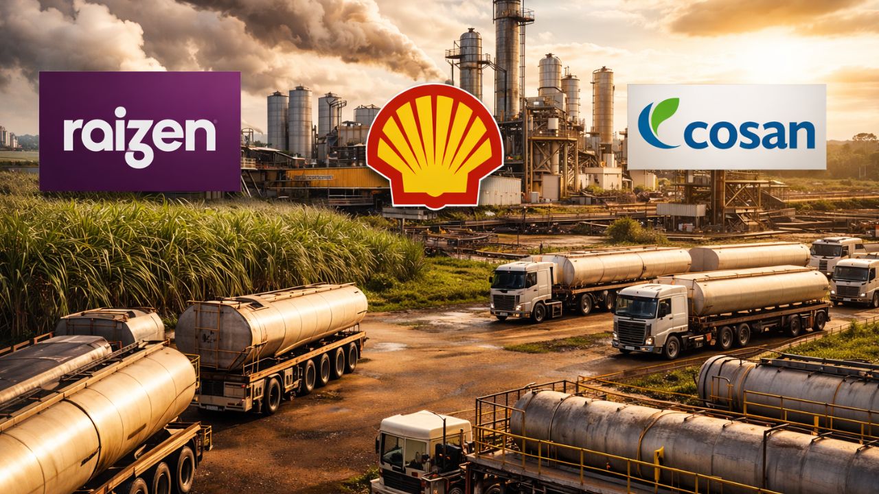 Shell negocia assumir maior controle da Raízen após impasse com a Cosan. Crise bilionária no setor de açúcar, etanol e combustível.