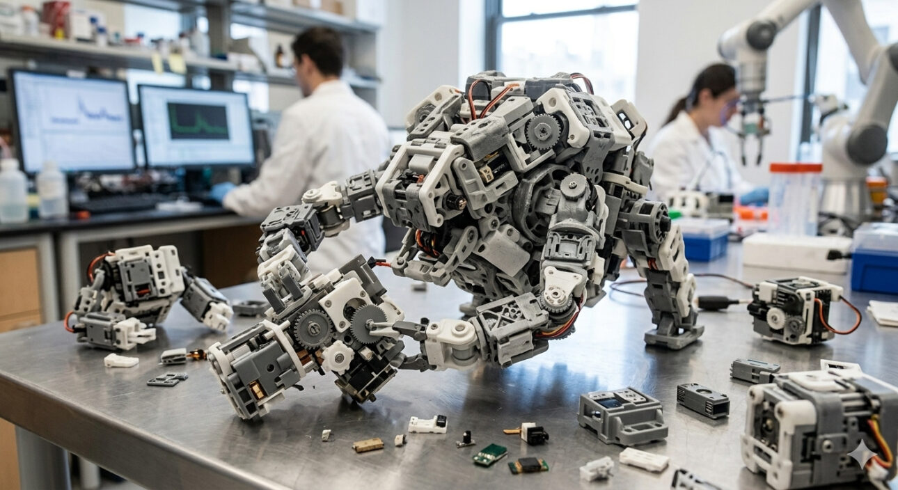 Robots That “Eat” Other Robots To Grow: Columbia University Scientists Create Machines With “Robotic Metabolism” Capable Of Absorbing Parts Around Them To Repair, Evolve, And Change Shape, Study Published In Science Advances Opens The Way For Robots That Can Rebuild Themselves