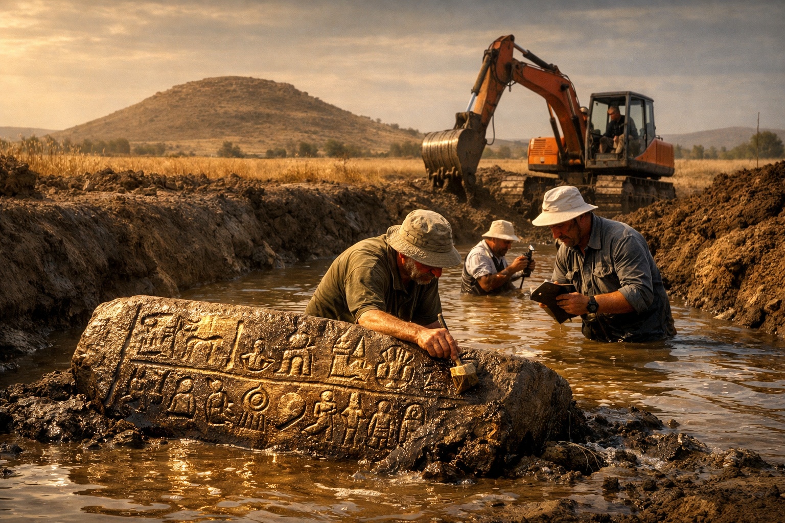 Um fazendeiro turco que dragava um canal de irrigação encontrou uma pedra com inscrições estranhas semissubmersa na lama, e quando arqueólogos entraram na água para examiná-la perceberam que haviam encontrado Tarhuntassa, a capital perdida do Império Hitita, procurada desde o século XIX e preservada sob uma colina de 125 hectares a 40 km de Konya, na Turquia