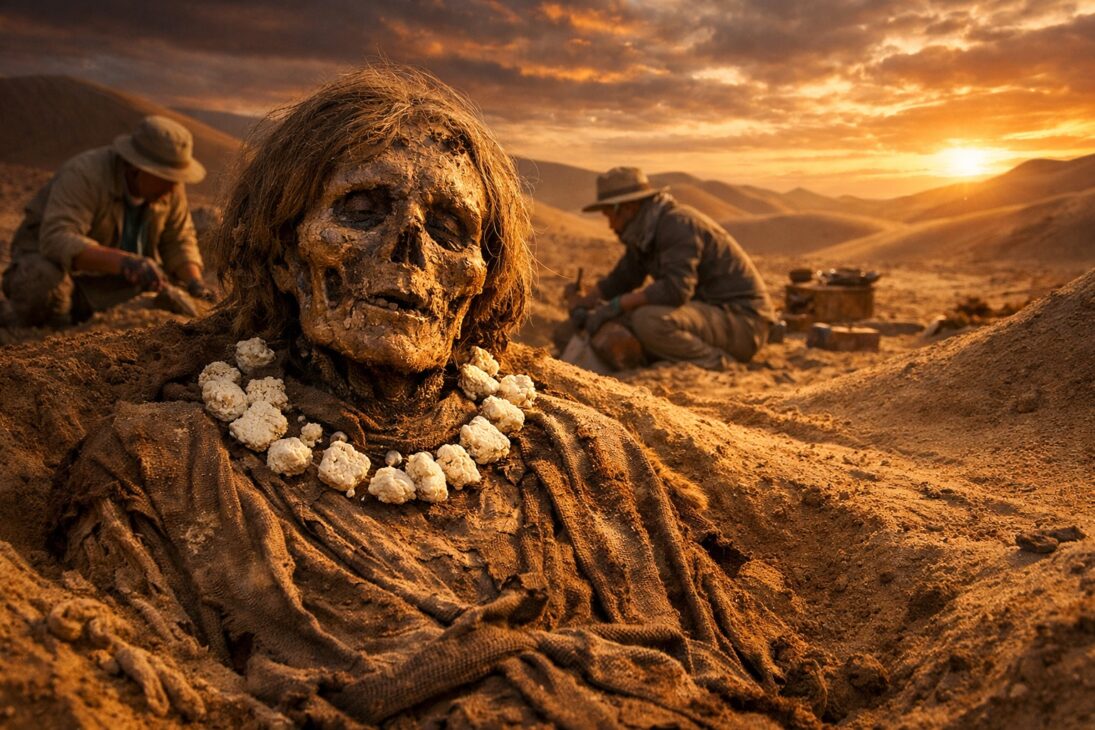 Mummies from 3,600 years ago found in the Taklamakan Desert in China were buried with pieces of kefir cheese around their necks, made from fermented goat and cow milk with the bacterium Lactobacillus kefiranofaciens, revealing Bronze Age trade routes between Xinjiang and Tibet that spread probiotic culture across Asia