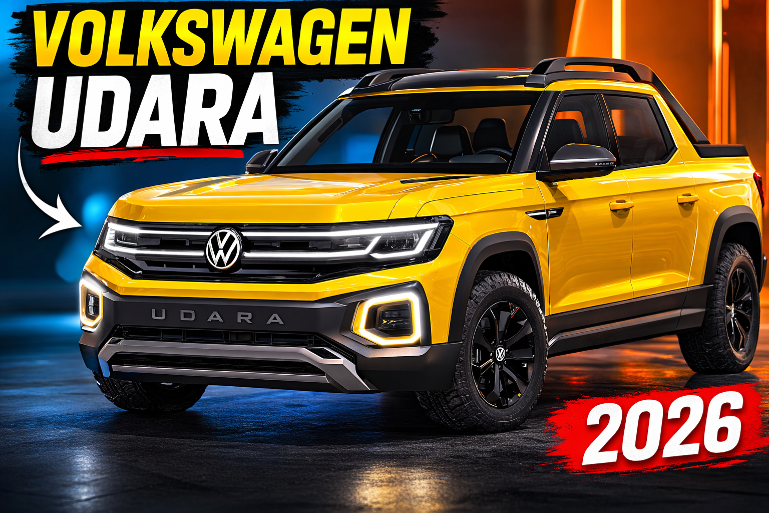 Fim da Saveiro: A Volkswagen vai lançar no Brasil até 2027 uma picape chamada Tukan/Udara, construída sobre a mesma plataforma do T-Cross, menor que a Toro, mais barata que a Ranger e equipada com motor 1.5 TSI de 150 cv; modelo será o primeiro híbrido nacional da marca