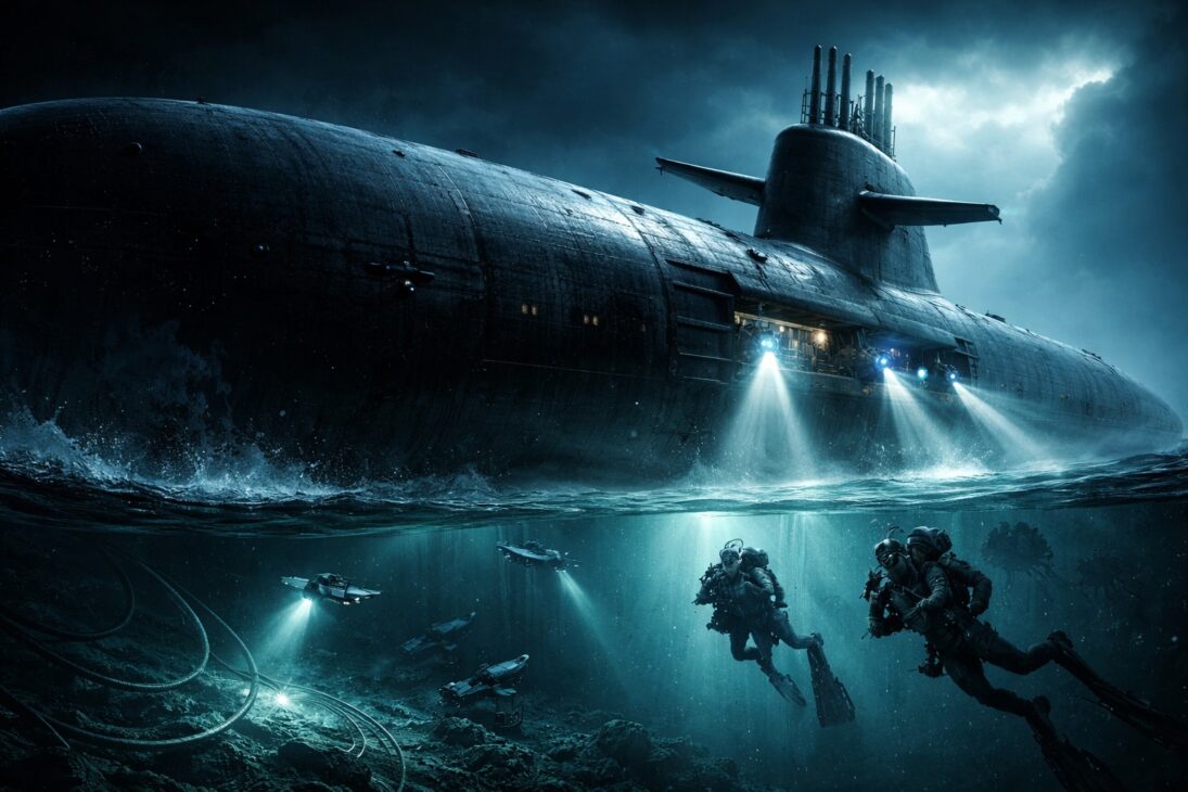 With more than 30 extra meters inserted in the hull for secret missions, the USS Jimmy Carter has become the most enigmatic submarine of the US Navy: a nuclear giant capable of launching underwater drones, intercepting fiber optic cables, and embarking special operations teams without ever surfacing.