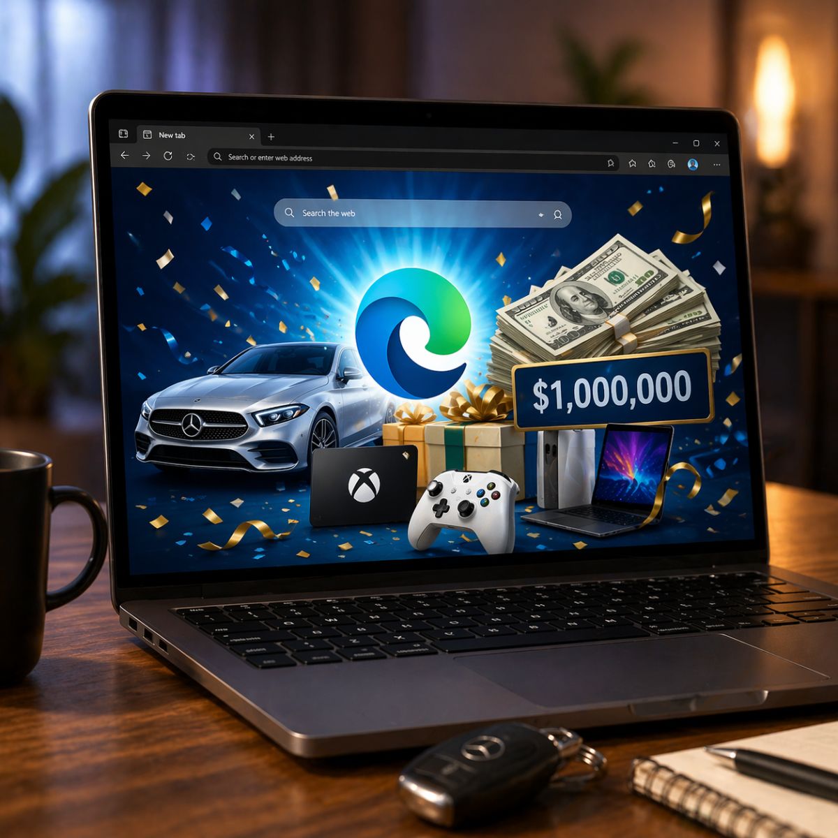 Have you thought about winning a brand new car and US$ 1 million ...