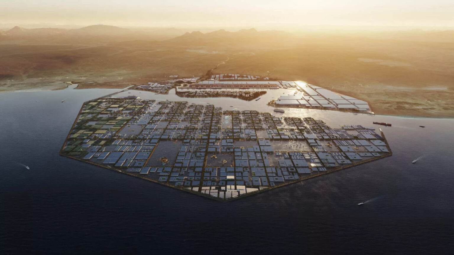 Saudi Arabia is building in Oxagon a US$ 8.4 billion mega green ...