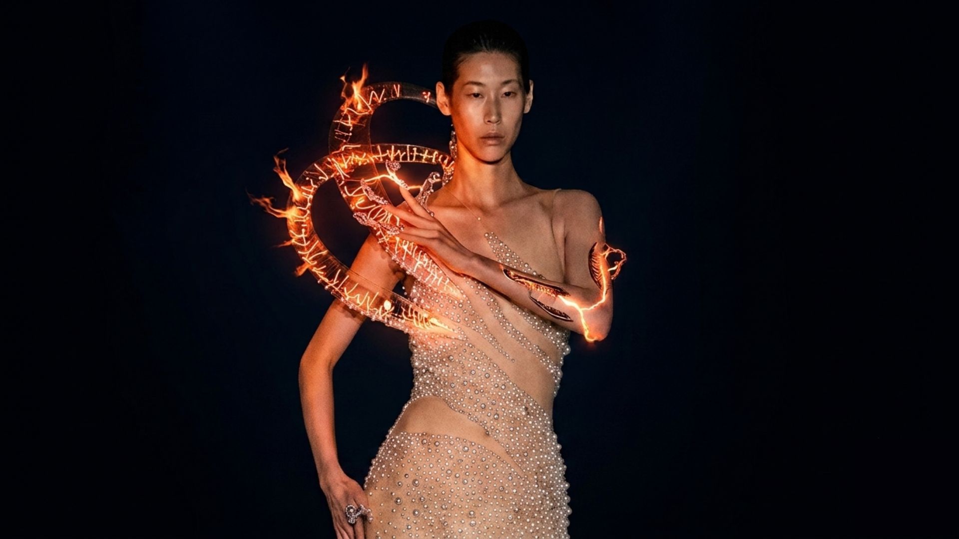 World's First Plasma Dress Turns Fashion Show into Scientific Spectacle with Controlled Electric Discharges and Ionized Gases in Iris Van Herpen's Groundbreaking Tech-Fashion Creation
