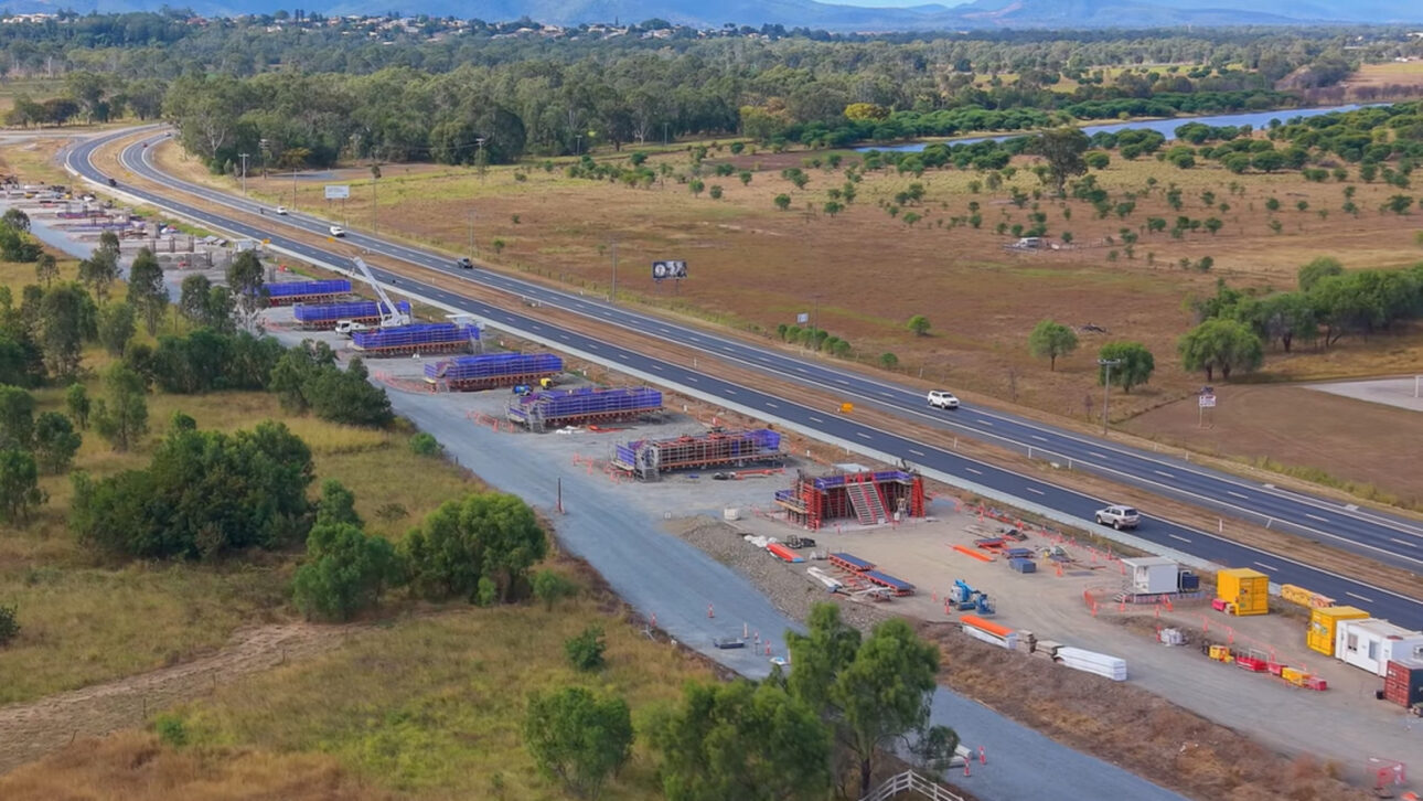 Rockhampton Bypass Reaches 90% Completion on Access Roads, Installs 696 Piles, and Prepares for 18-Month Phase for Super-T Beams Along the 11.3 Kilometers Planned by the Joint Venture.