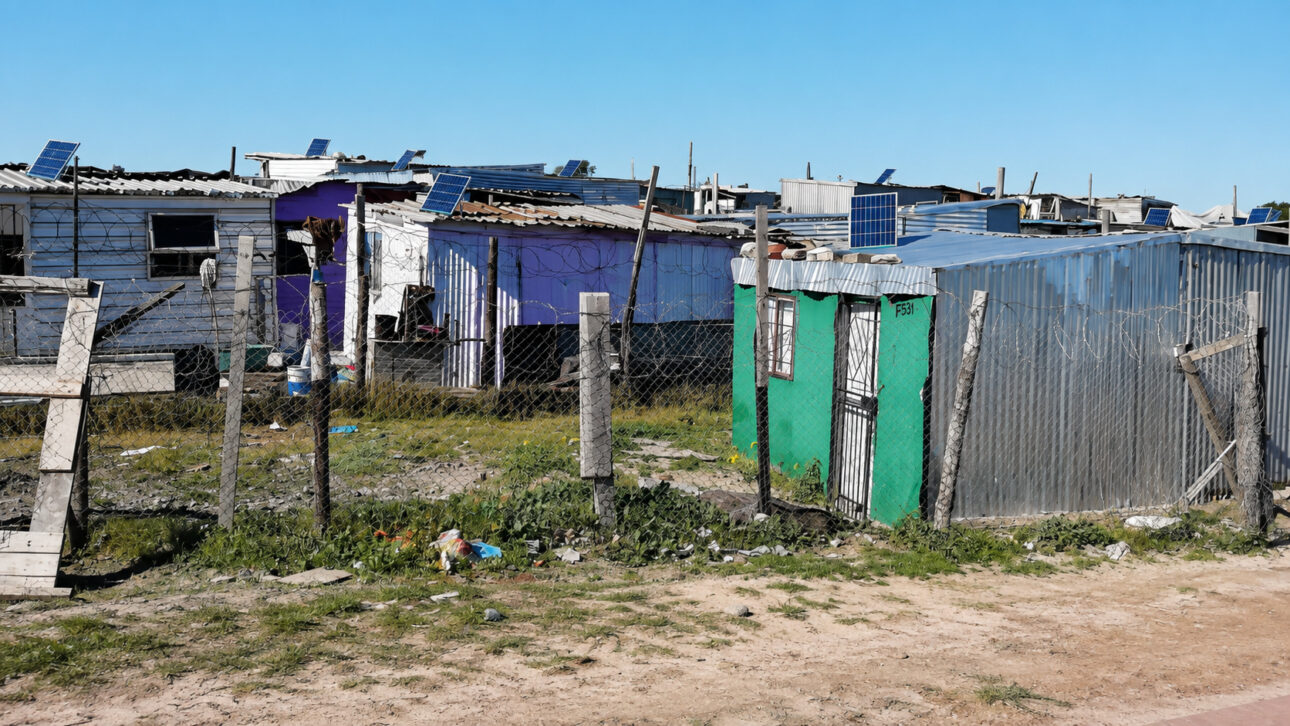 Families were awaiting a regular electricity connection