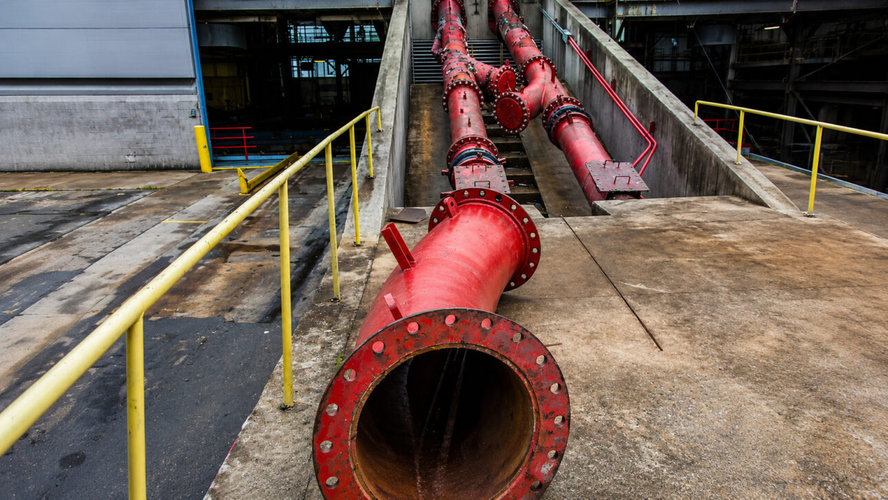 The suction force prevents any object from passing through the network.
